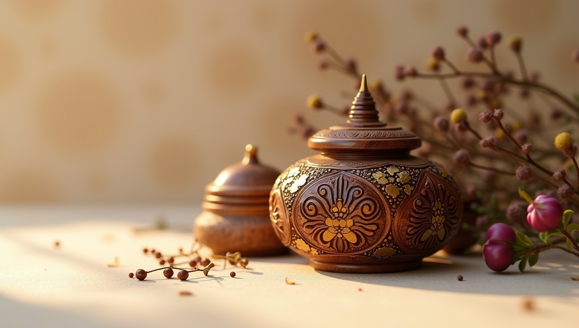 Handcrafted wooden decor showing quality craftsmanship