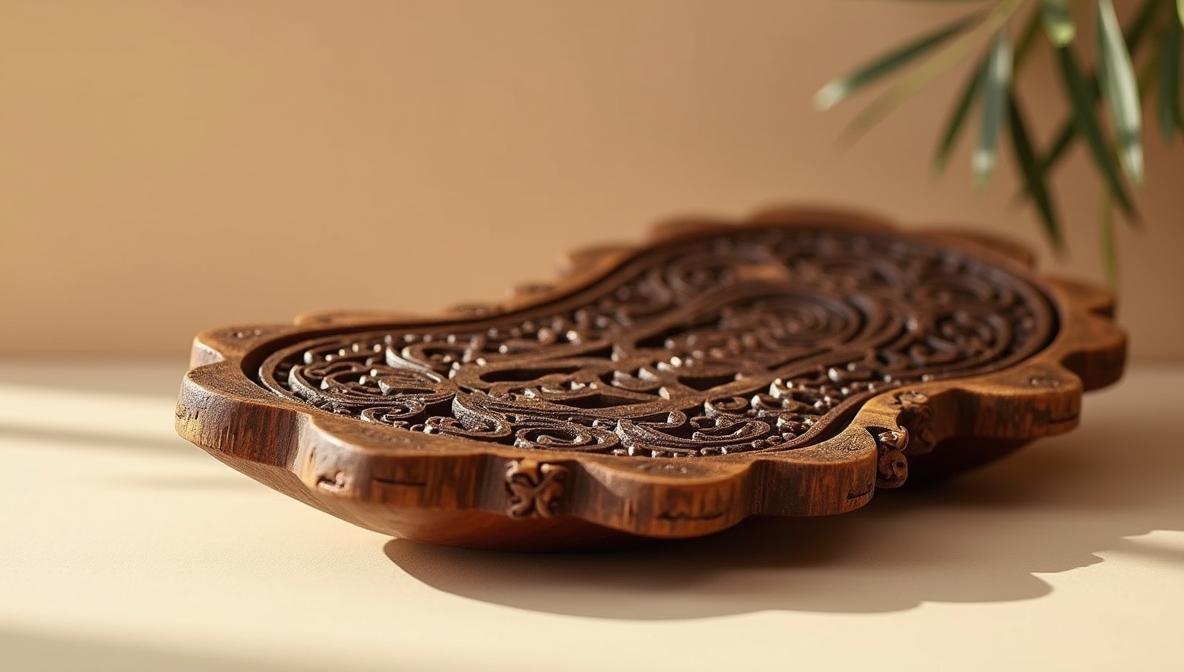 Sustainable wooden materials used in crafting